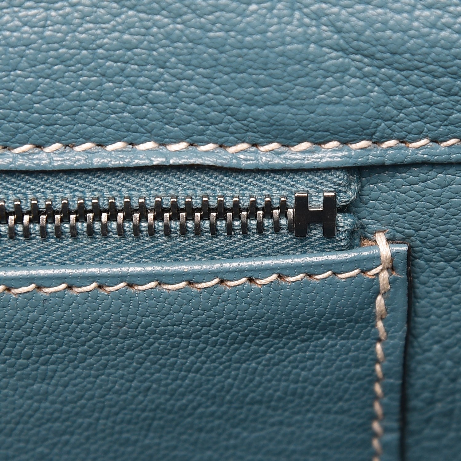 Hermes Togo Birkin 35 Blue Jean 13 of 38