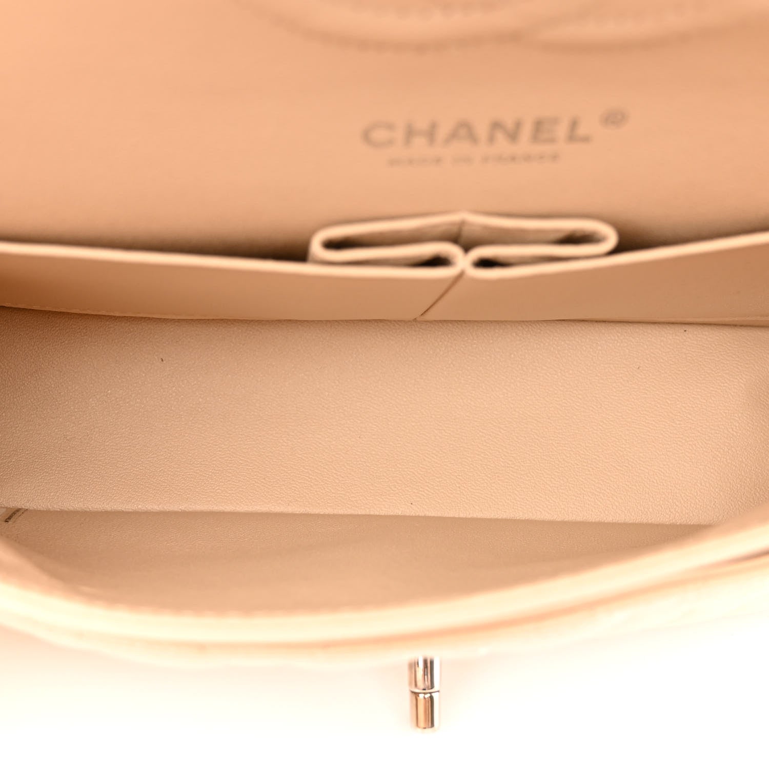 Chanel Caviar Quilted Medium Double Flap Beige 5 of 14