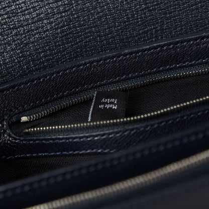 Mulberry Shiny Goatskin Bayswater Shoulder Bag Midnight 9 of 10
