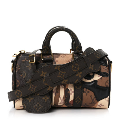 Louis Vuitton Monogram Portrait Keepall Bandouliere 25 Brown 1 of 8