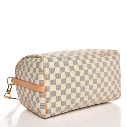 Louis Vuitton Damier Azur Speedy Bandouliere 30 5 of 10