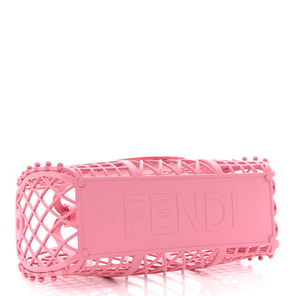 Fendi Recycled Plastic Vitello Liberty Matte Small Fendi Basket Rosa 4 of 10