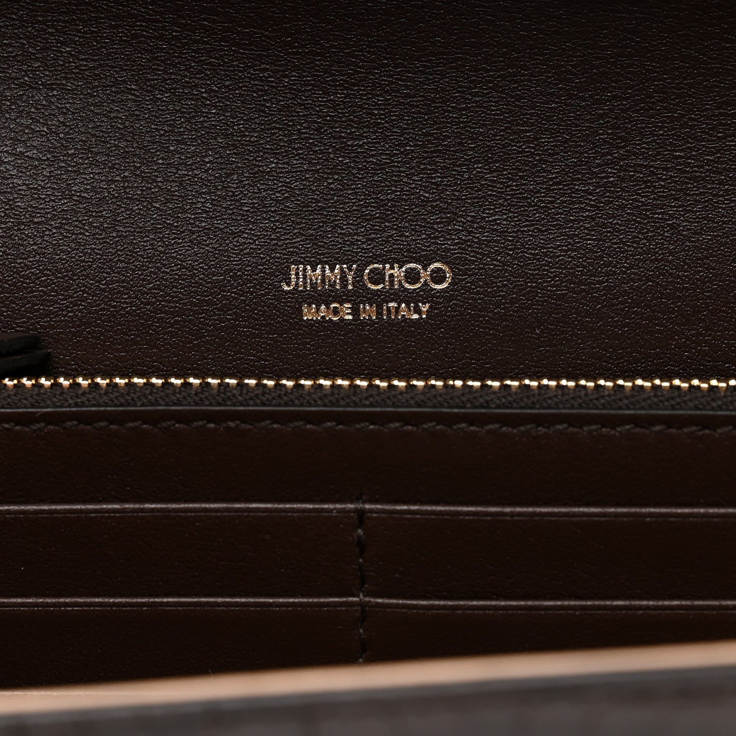 Jimmy Choo Calfskin Crocodile Embossed Emmie Clutch Bag Chocolate 6 of 10