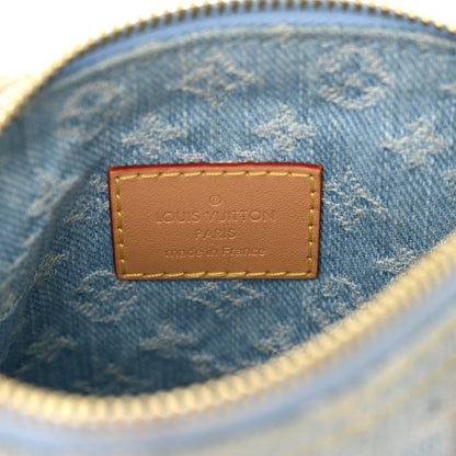Louis Vuitton Monogram Denim Nano Speedy Sky Blue 6 of 9