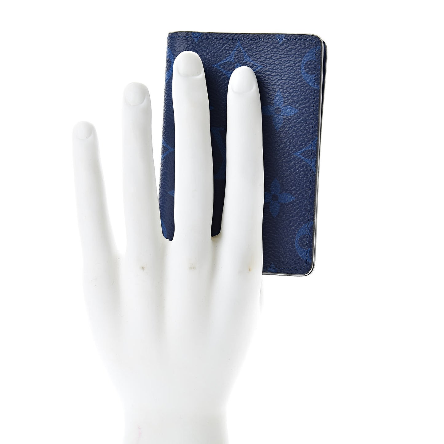 Monogram Taiga Pocket Organizer Cobalt