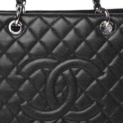 Chanel Caviar Quilted Grand Shopping Tote GST Black 12 of 12