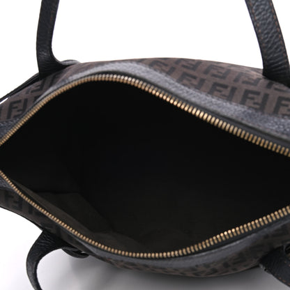 Fendi Zucchino Shoulder Bag Black 4 of 4