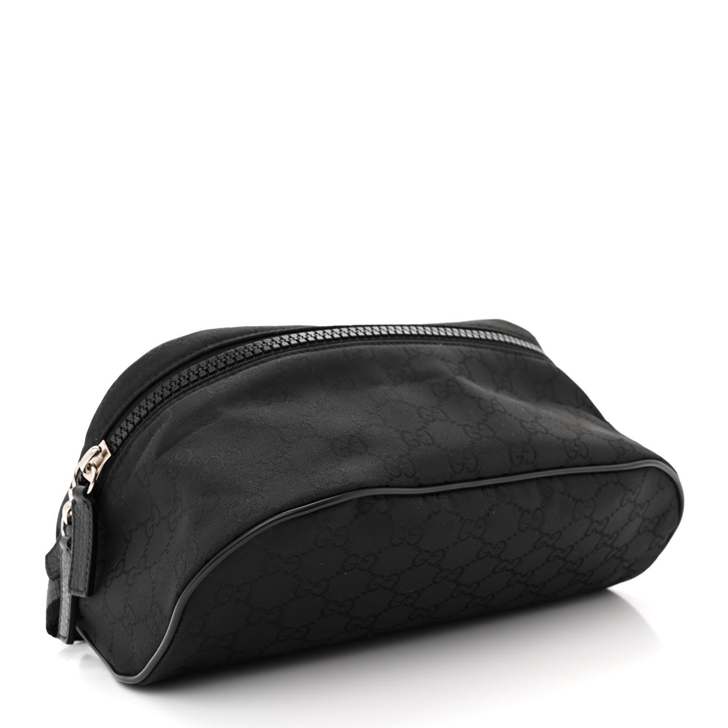 Gucci Nylon Monogram Fanny Pack Belt Bag Black 4 of 10