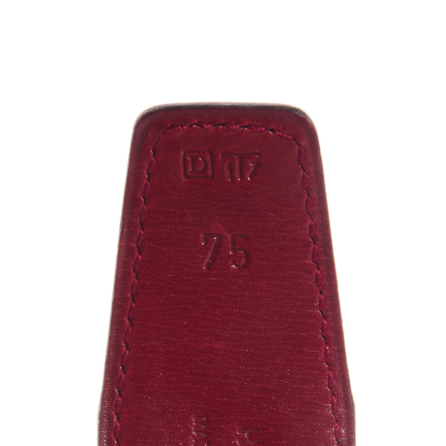 Box Cadena H 32mm Belt Rouge Vif Gris Pale