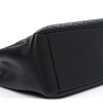 Chanel Caviar Quilted Grand Shopping Tote GST Black 9 of 11