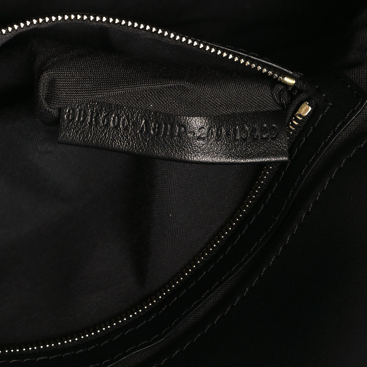 Fendi Shearling Vitello Dolce Macro FF 1974 Baguette Tobacco Black 7 of 10