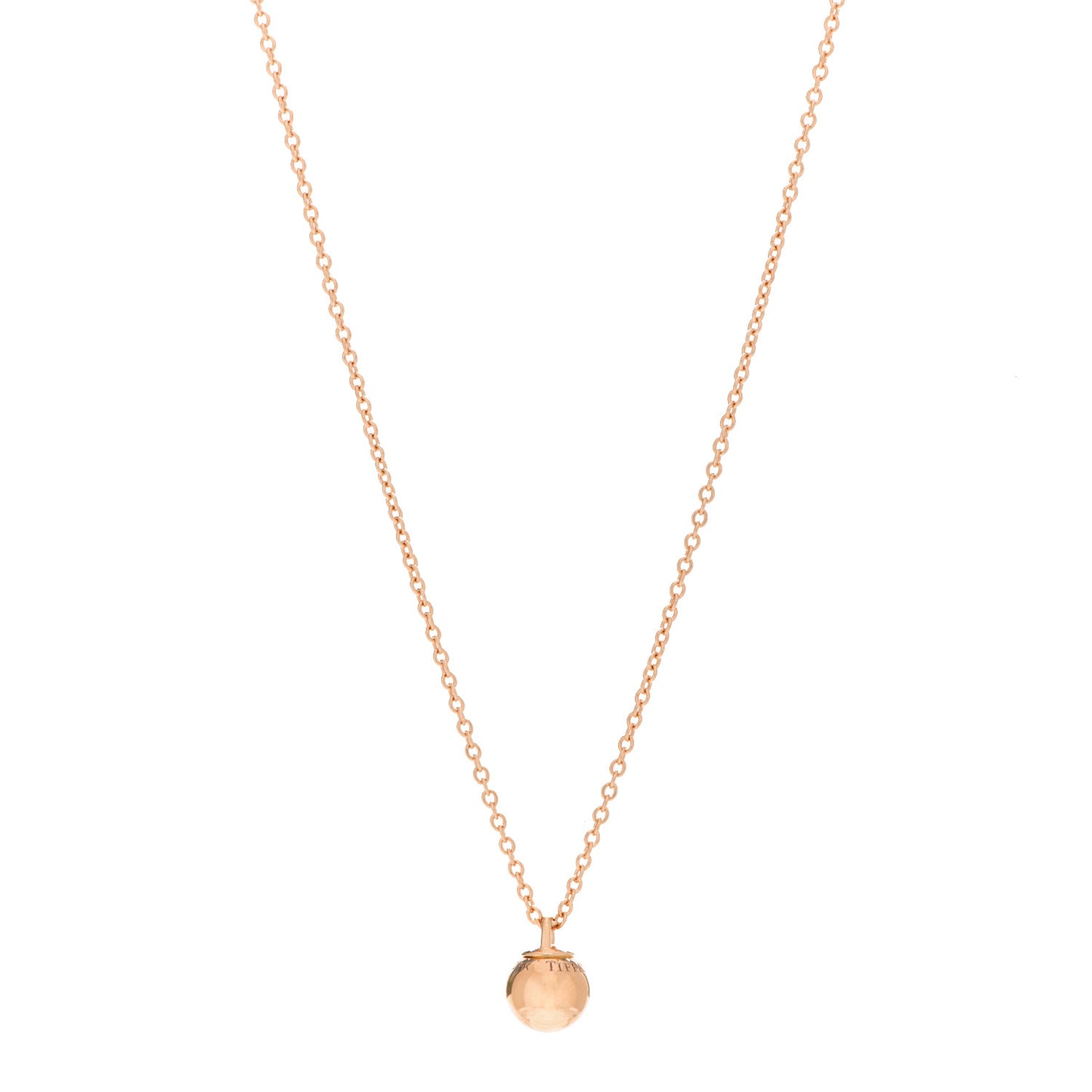 18K Rose Gold 8mm HardWear Ball Pendant Necklace