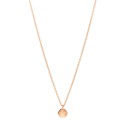 Tiffany 18K Rose Gold 8mm HardWear Ball Pendant Necklace 1 of 6