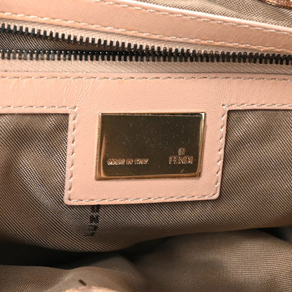 Fendi Zucchino Vitello Shoulder Bag Cipria Teint 6 of 12