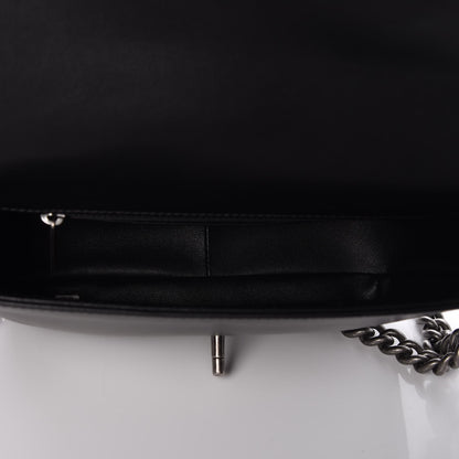 Chanel Calfskin Quilted Medium Rock My Shoulder Flap Black 5 of 7