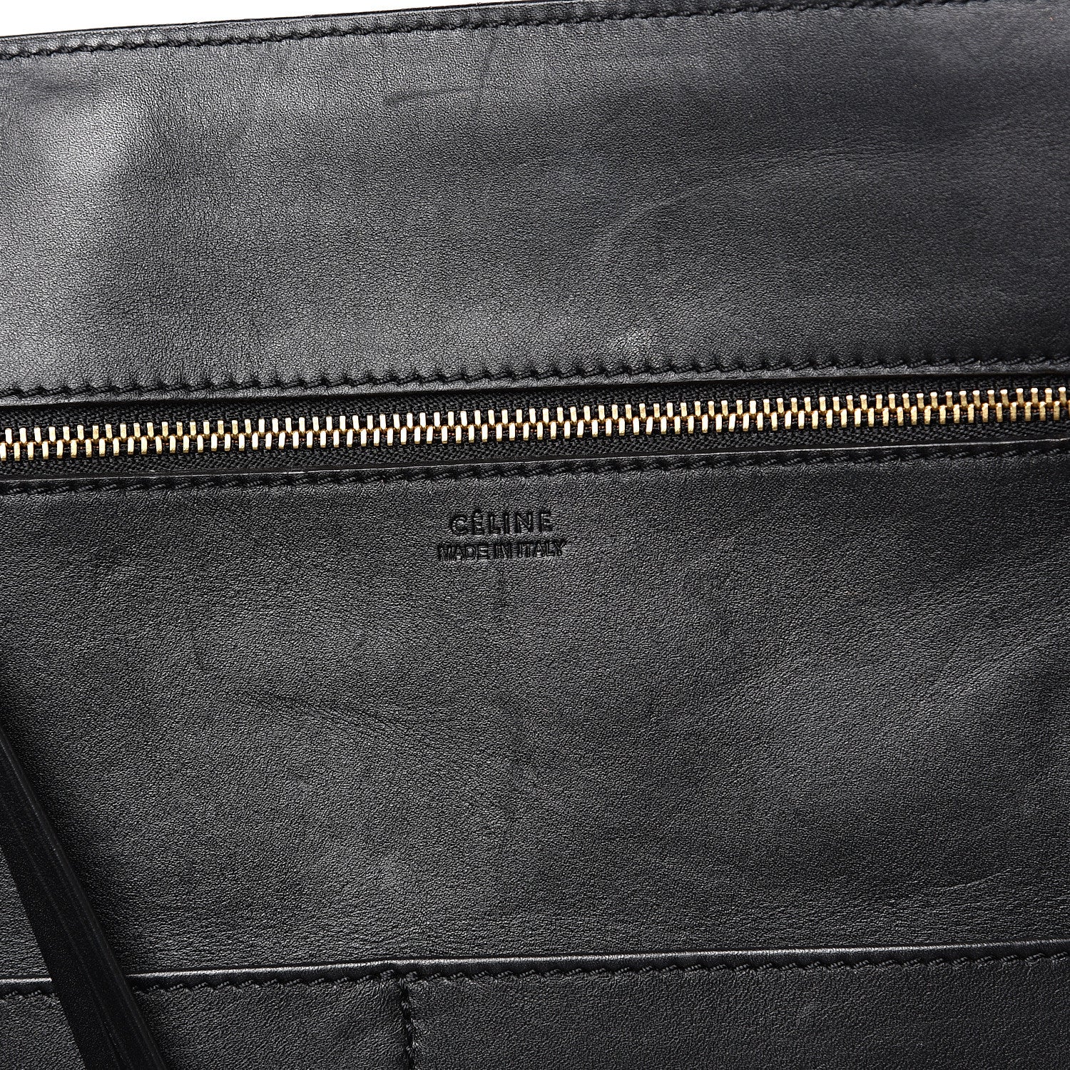 Celine Smooth Calfskin Small Tie Knot Tote Black 5 of 17