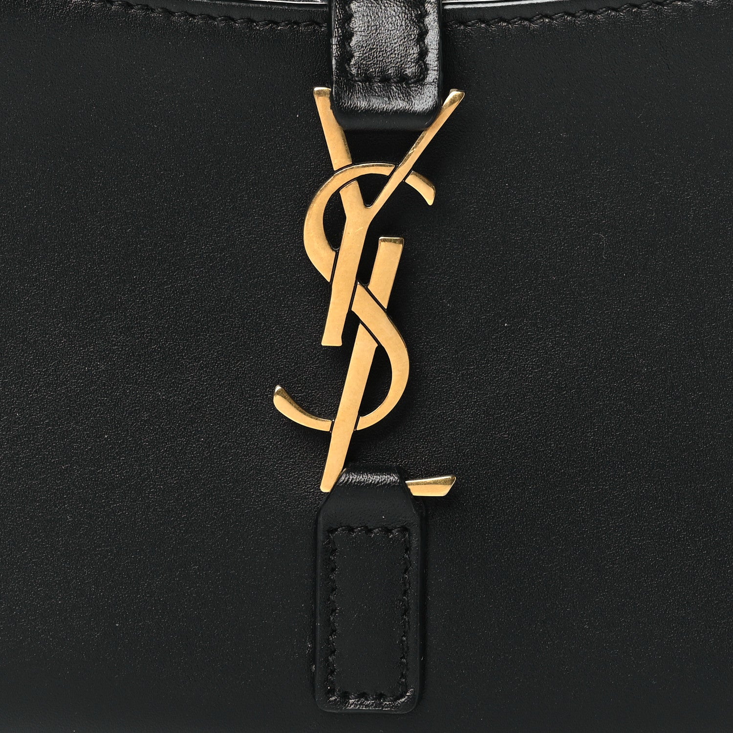 Saint Laurent Smooth Calfskin Le 5 A 7 Mini Hobo Black 7 of 10