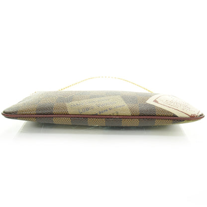 Louis Vuitton Damier Ebene Trunks Labels Pochette Milla MM 4 of 9