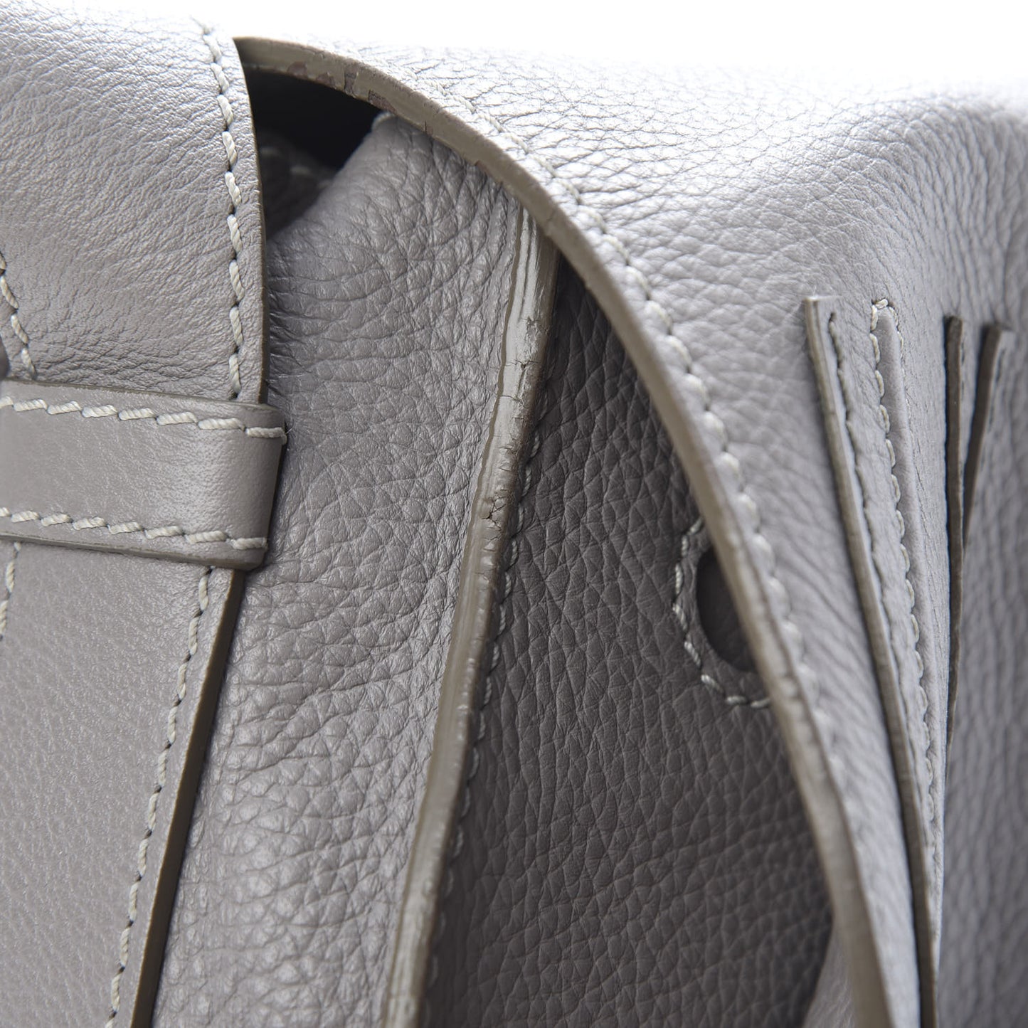 Calfskin Medium Marcie Round Crossbody Bag Cashmere Grey