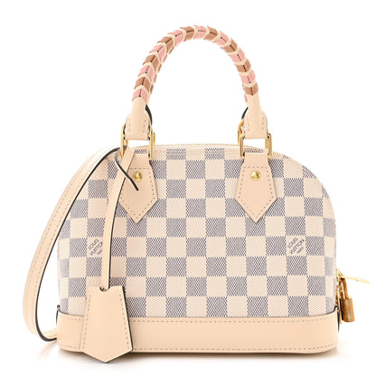 Louis Vuitton Damier Azur Braided Alma BB 1 of 9