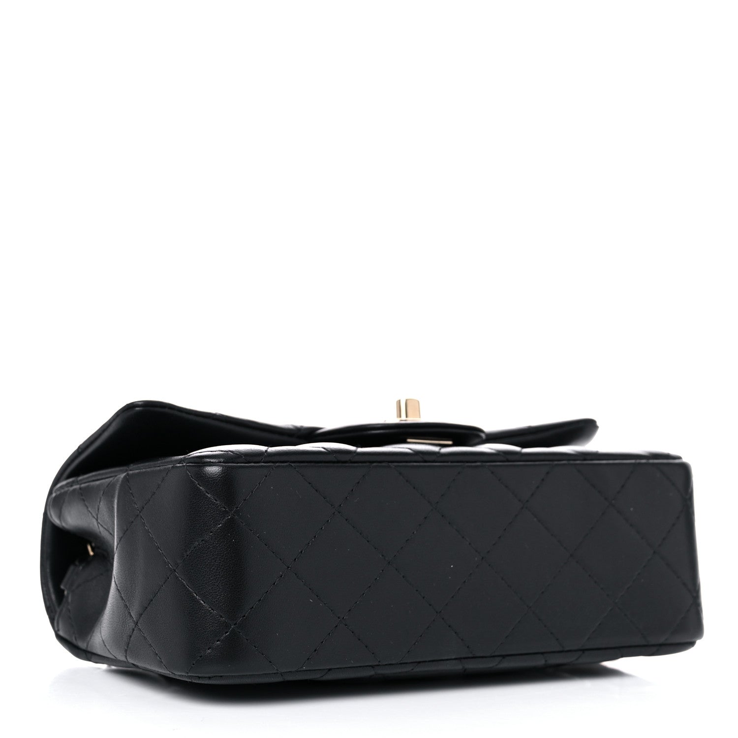 Chanel Lambskin Quilted Mini Rectangular Flap Black 4 of 11