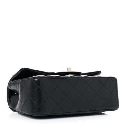 Chanel Lambskin Quilted Mini Rectangular Flap Black 4 of 11