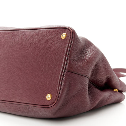 Prada Vitello Daino Tote Granato 12 of 13