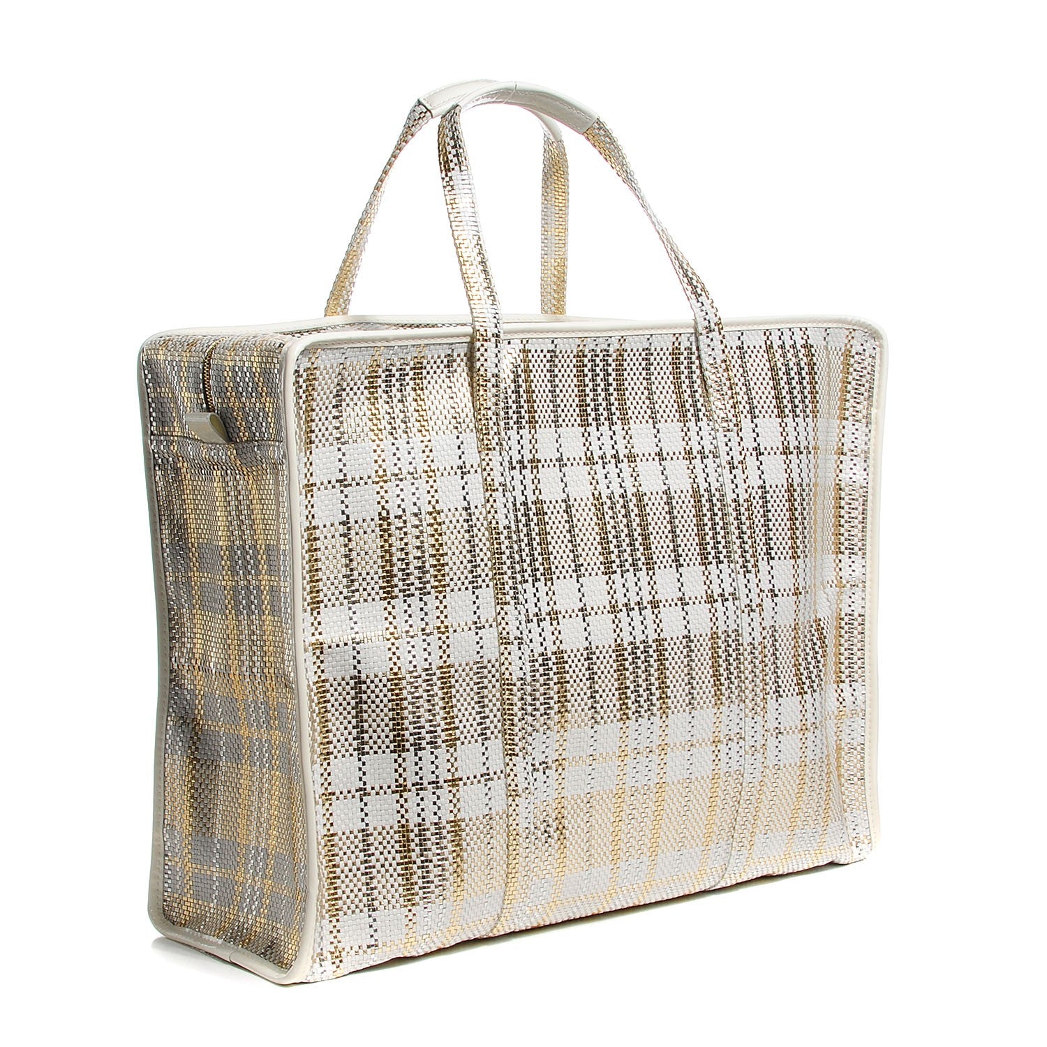 Louis Vuitton Braided Street Shopper GM Gold 3 of 7