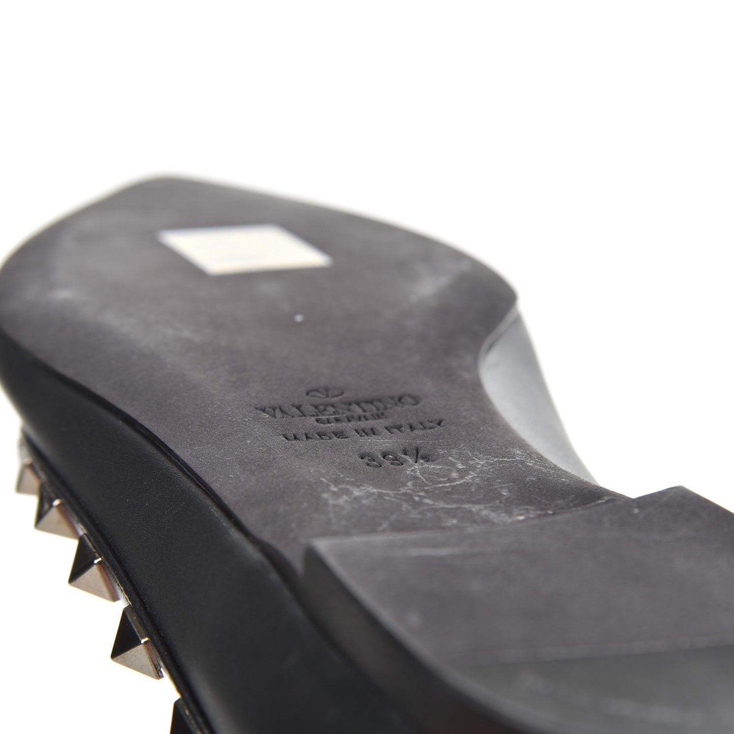 Nappa Rockstud Ballerina Flats 39.5 Black
