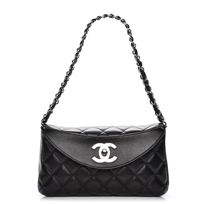 Chanel Lambskin Quilted Flap Bag Black 1 of 7