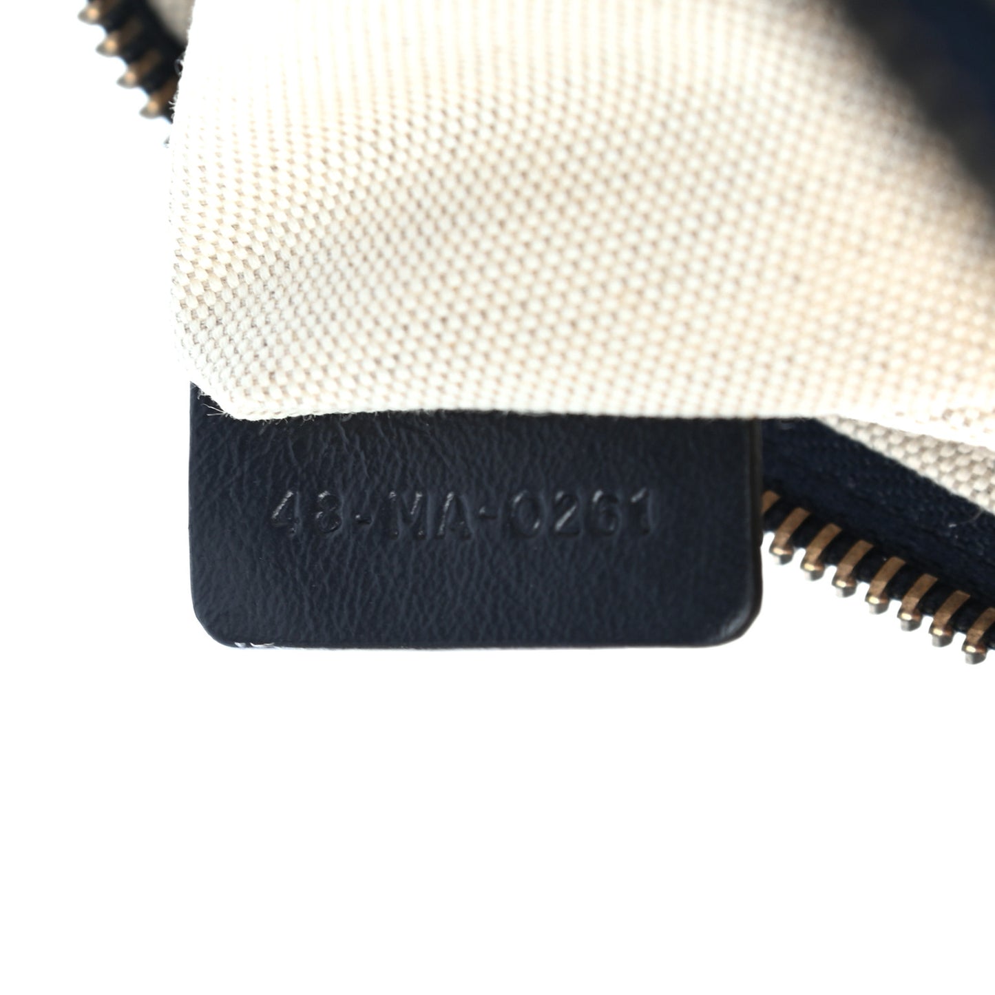 Oblique Pouch Clutch Blue
