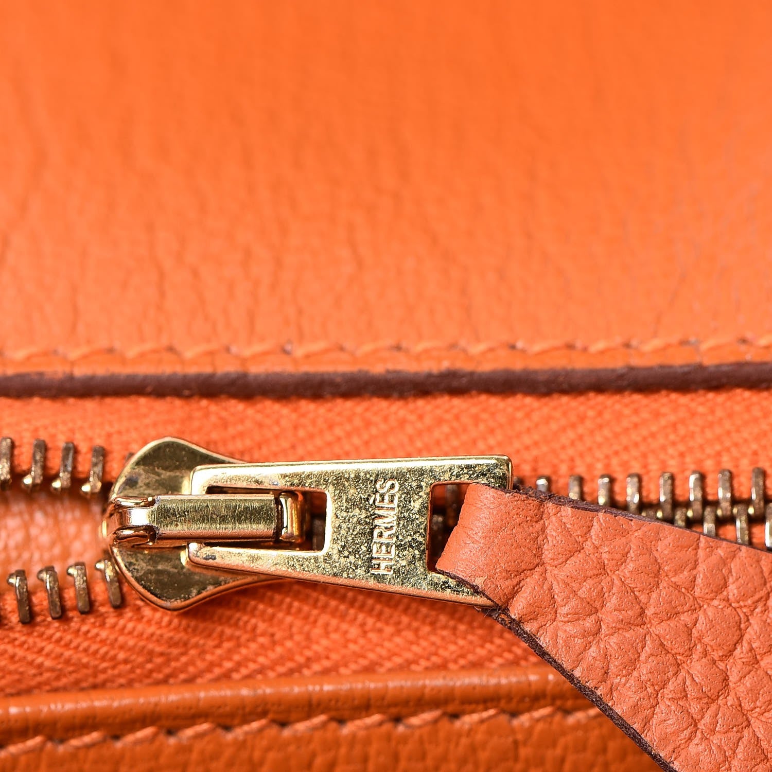 Hermes Togo Birkin 35 Orange 22 of 36