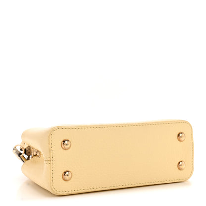 Louis Vuitton Taurillon Snakeskin Mini Capucines Banane 4 of 13