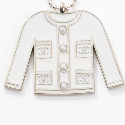 Chanel Pearl Enamel Blazer Jacket Charm 3 of 5