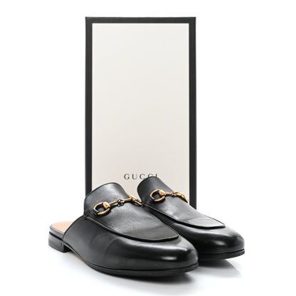 Gucci Calfskin Womens Princetown Slippers 37 Black 11 of 11
