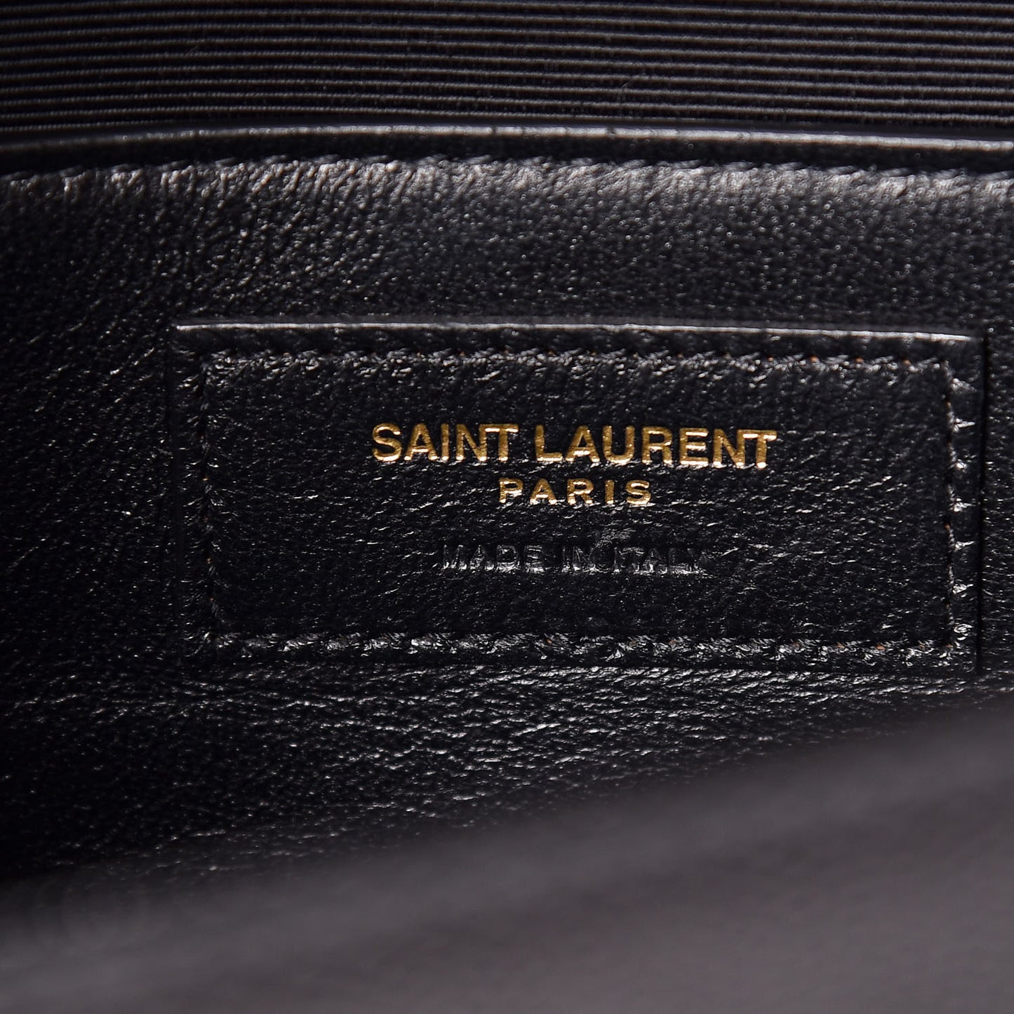Grain De Poudre Medium Classic Monogram Kate Satchel Black