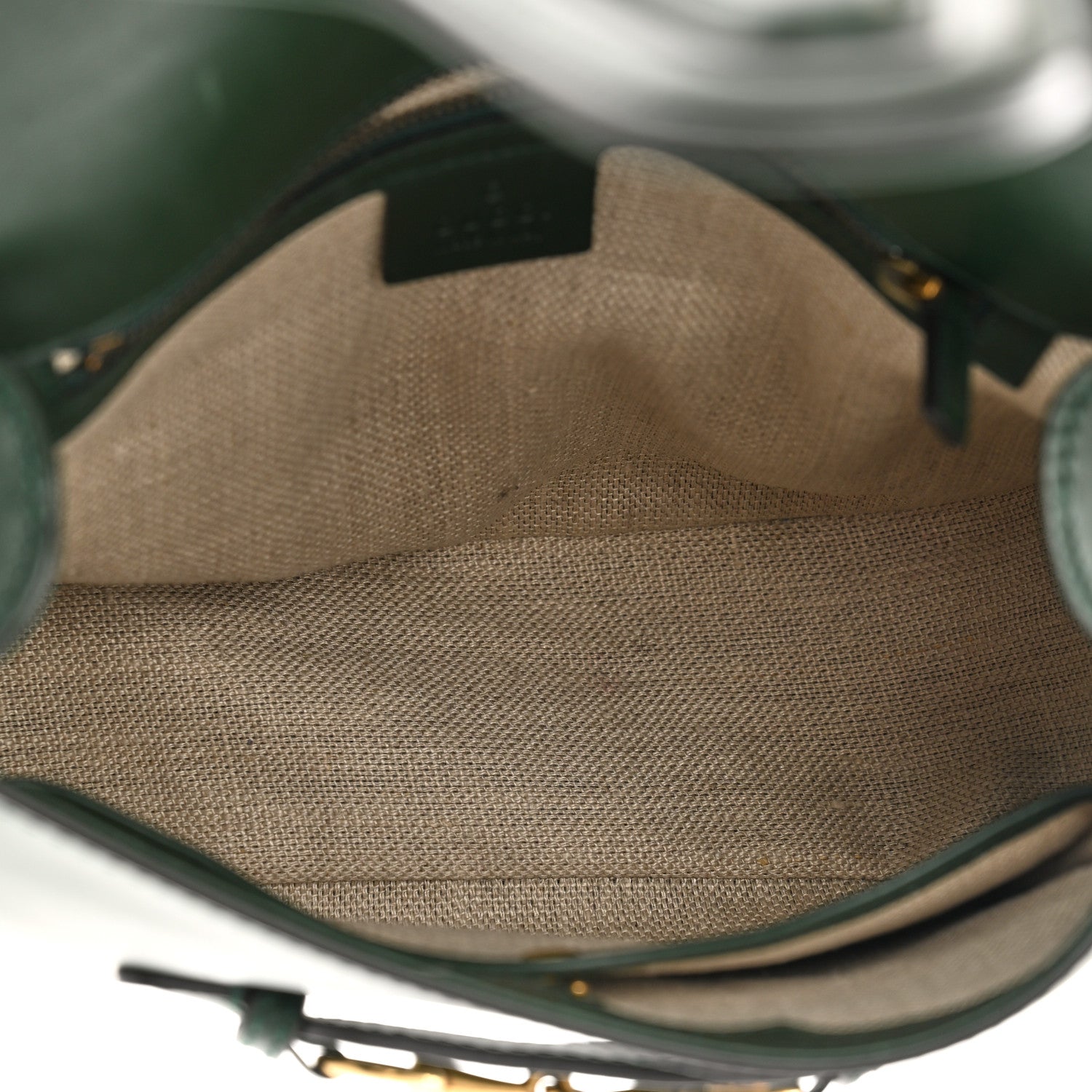 Gucci Calfskin Medium Lady Web Shoulder Bag Green 6 of 13