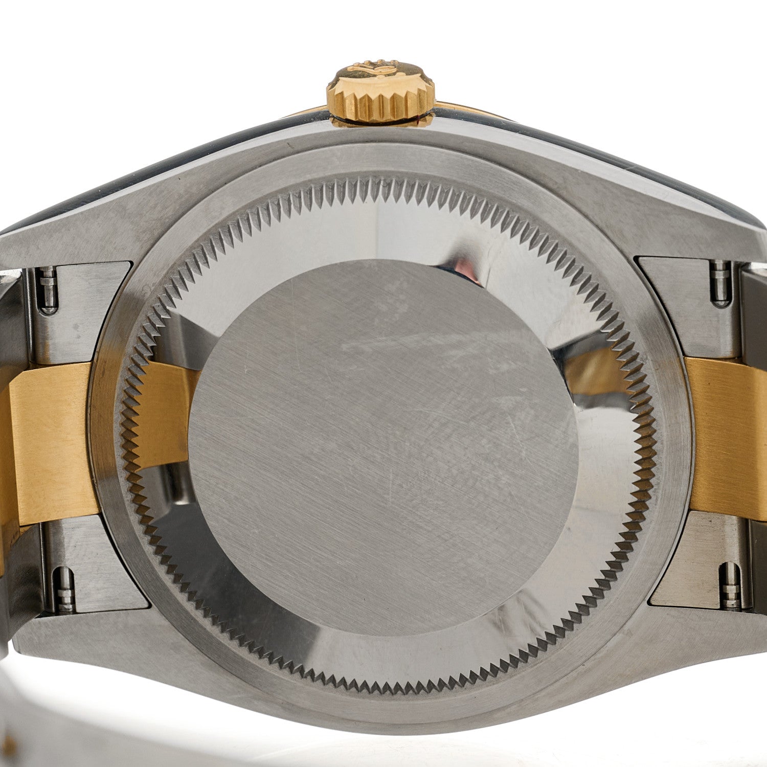 Rolex Stainless Steel 18K Yellow Gold Diamond 36mm Oyster Perpetual Datejust Watch Silver Roman 126233 5 of 5