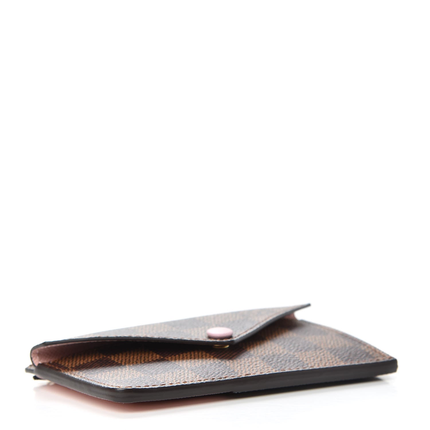 Louis Vuitton Damier Ebene Recto Verso Card Holder Rose Ballerine 4 of 7