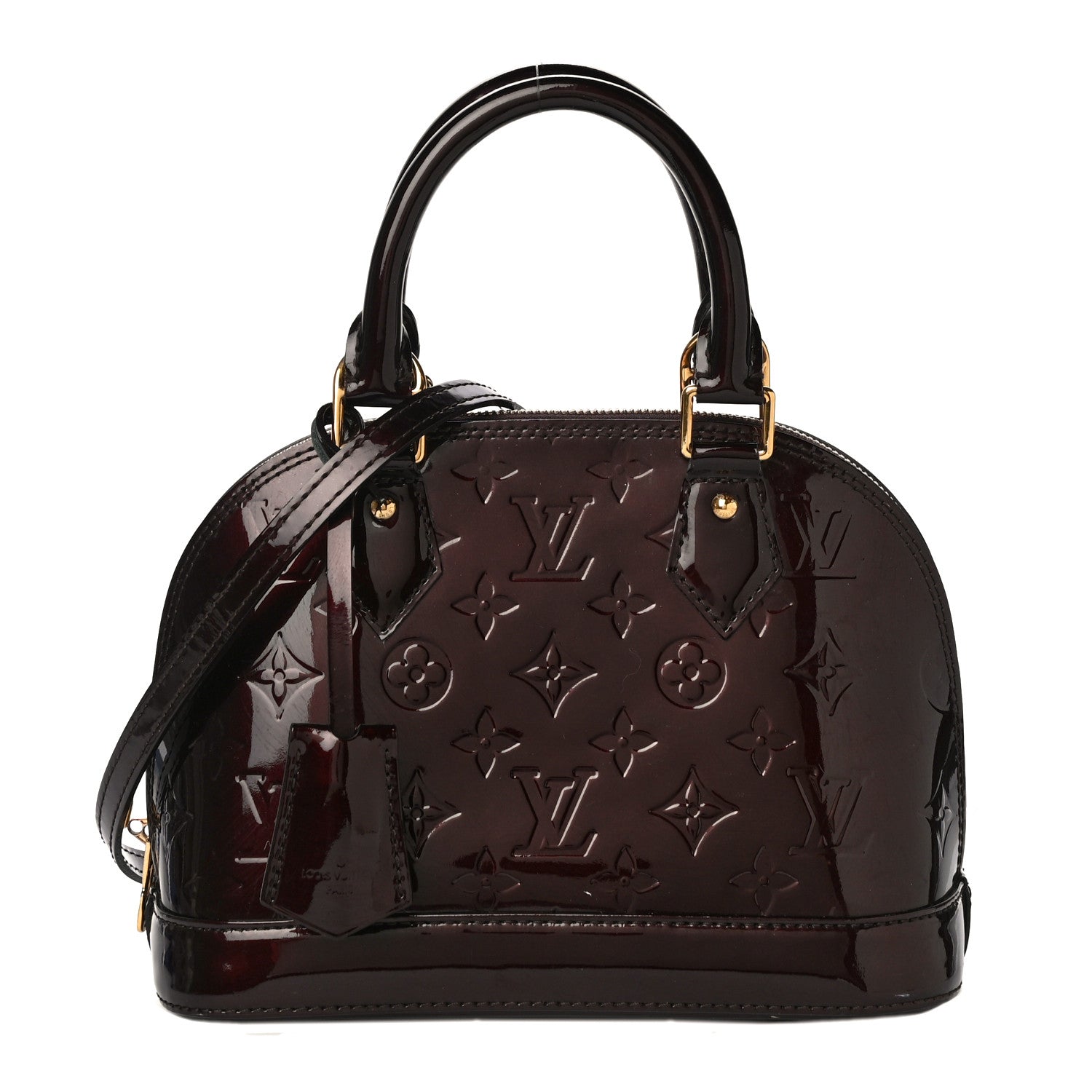 Louis Vuitton Vernis Alma BB Amarante 1 of 11