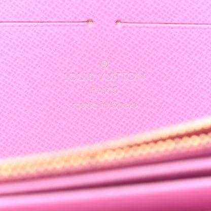 Louis Vuitton Monogram Multicolor Zippy Wallet White Litchi 6 of 7