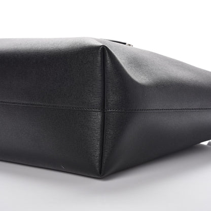 Fendi Vitello Elite Cuoio Monster Buggies Medium Roll Tote Black Multicolor Blue Cobalto 11 of 11