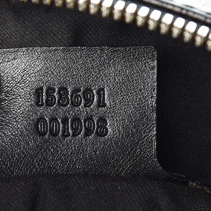 Gucci Monogram Pelham Studded Shoulder Bag Black 7 of 10
