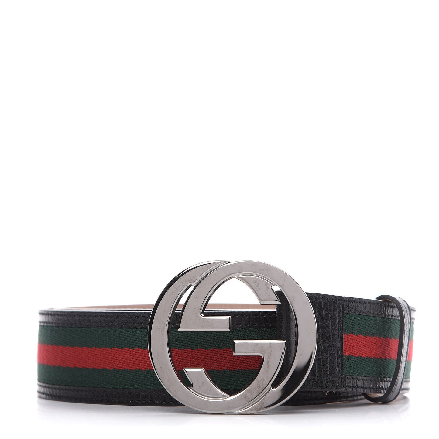 Calfskin Web Interlocking G Belt 90 36 Black