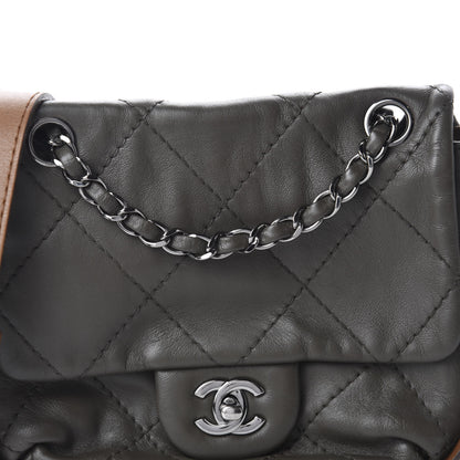 Chanel Calfskin Country Chic Mini Flap Dark Grey 12 of 12