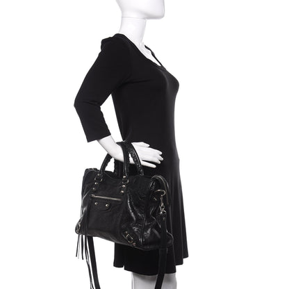 Balenciaga Agneau Classic Silver Hardware City Black 3 of 13