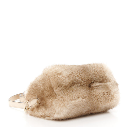 Louis Vuitton Mink Nano Speedy Bandouliere 4 of 10