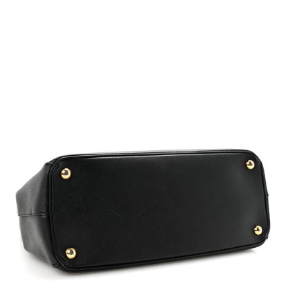 Prada Saffiano Medium Galleria Double Zip Tote Black 4 of 9