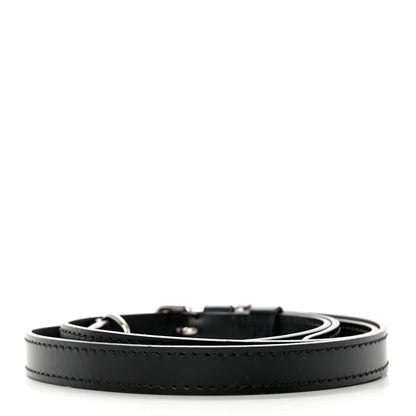 Louis Vuitton Calfskin 16mm Adjustable Shoulder Strap Black 2 of 4