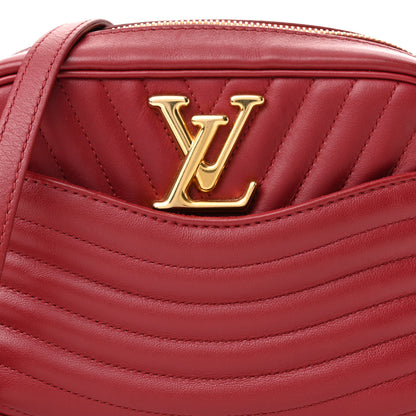 Louis Vuitton Calfskin New Wave Camera Bag Red 7 of 9